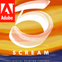 Adobe 5th Scream Contest competition artwork